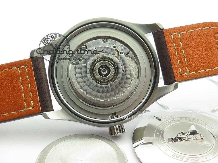 MIROTIME 0121 Mark XVIII Le Petit Prince IW327004 SS Mk Maker Best Edition Blue Dial On Brown Leather Strap A TimelessDesign 7296